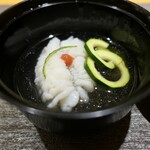 丸新 - （2023/8月）ハモと糸もずくの椀物