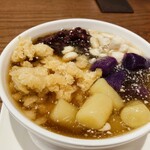 騒豆花 グランツリー武蔵小杉店 - ビジュ良〜〜！！！！！（嬉）　濃紫が美しい（嬉）　そして思ったよりでっかい椀（嬉）