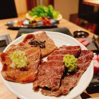 闘牛門 別邸 和ノ牛 - 上タン塩/厚切りカット内もも