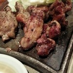 Yakitori Nihonshu Fukunotori - 長州鶏の鍬焼き