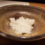 将人 - 塩掛けご飯(田野屋塩二郎の塩)①