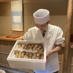 富小路 やま岸 - キタコレヽ(´▽｀)/高野山産松茸がご到着〜