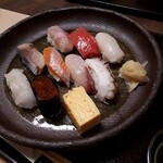 Komatsu Suisan No Iori Sushidokoro Shuntouka - おまかせ10貫の日替わりランチ