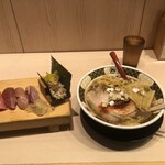 鮨とラーメン うおがしや - 