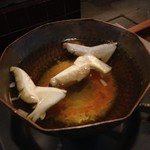 神馬 - 松茸煮えてます。イイ香り!