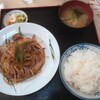 ミートパビリオン YOSHIKAWA - ジンギスカン定食ライス大盛り