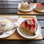 シュクレペール - ケーキ4点