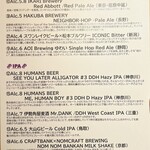 CRAFT BEER SERVER LAND - 本日のビールメニュー 3/3
      2023年10月9日