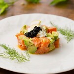 Salmon and avocado with Zao cream cheese