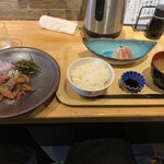 Umikara Sorahe - ゴマカンパチ定食　１３００円