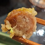 Tempura Nasubi - 梅干しの天ぷらもあり、美味しかったです