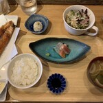 うみからそらへ - ＢＩＧエビフライ定食　１１００円