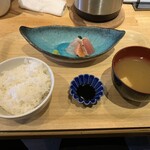 Umikara Sorahe - 定食　ご飯、お味噌汁、お造り（３点）