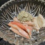 鮨よし - 紅ズワイガニ
