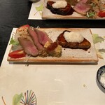 好近 - 鴨ロース、鰤照りの刻み芋のせ