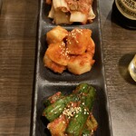 Marugyuu - キムチ三種盛り