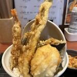 うおかぎ食堂 - 海老穴子天丼