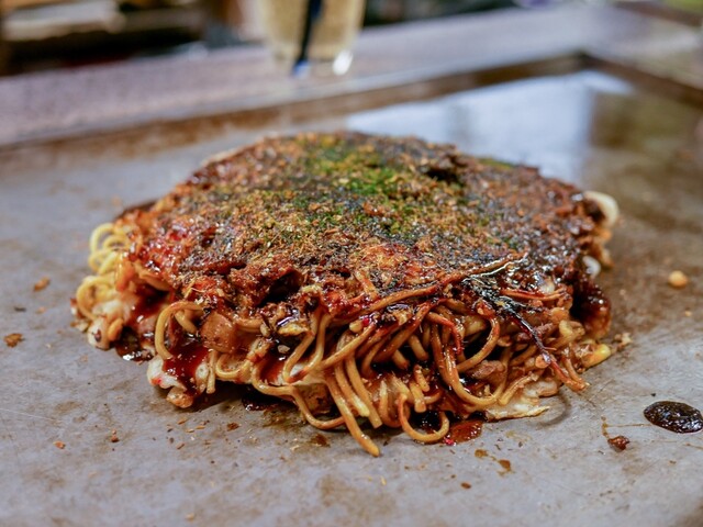 Okonomiyaki Yoshino, Kyoto, Japan