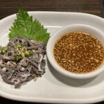 焼肉ぷるこぎ - センマイ刺　770円