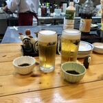 海鮮うまいもんや 浜海道 - 生ビールからスタート