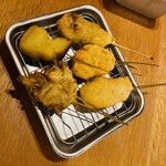 Kushikatsu Dengana - 「秋の串 5本串セット」900円税込み♫