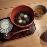 萬御菓子誂處 樫舎 - 『樫舎のおぜんざい』　1,300円