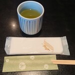 立花 - お茶とおしぼり、お箸