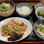 おひょっくり - しょうが焼き定食