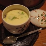 川魚料理 魚庄 本店 - 茶碗蒸し(2013.9)