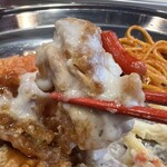 隈本ハイカラ万遍飯店 - ナポリ飯 定食 (唐揚げホワイトソース)