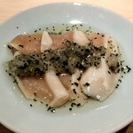 焼鳥三田 - 胸肉のたたき