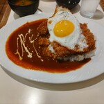 レストラン カロリー - チキンカツ&ハンバーグカレー 1,200円 ♪