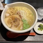 麺処 銀笹 - 塩ラーメン大盛り　950円+120円(税込)