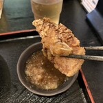 Kiwamibi - マグロの竜田揚げ　おろしポン酢