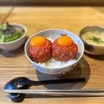 ＃ヒロキヤ恵比寿 - チョレギサラダ、卵スープ付