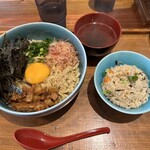 OKINAWA SOBA EIBUN - 釜玉　1,160円(ジューシー小180円)