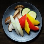 Assorted grilled vegetables