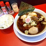 Chuuka Soba Senmon Ten Sen Etunagara - 中華そば¥780・味玉¥100・白飯￥100