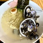 かみあり製麺 - 塩しじみ　しじみ増し