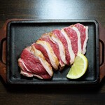 Toro lamb Steak- truffle ponzu sauce -