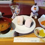 喫茶 人華 - 料理写真:おむすび　（たぶん550円）