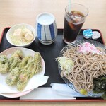 Ootsukaya Shokudou - 竹輪の磯辺天もりそば 550円