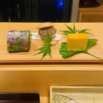 鳥匠 いし井 - 付きだし３種