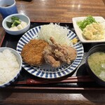 Tonkatsu Den - 週替わりランチ定食＋ポテサラ