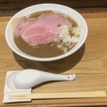 NIBOSHI MANIA - サンマドニボプレッソ(牛深、自家製秋刀魚煮干)濃度増し