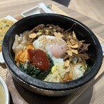 韓美膳 - 温玉ガーリック牛石焼きビビンバ♡