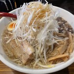 辛しや - らーめん＋トッピングしらがねぎ