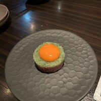 焼肉うしごろ 銀座並木通り店 - 富山産白海老の和牛ュッケ