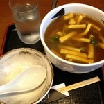 ぎお門 - カレーきつね蕎麦