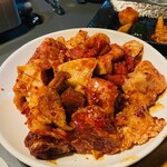 ホルモン　ぼんすけ - ホルモン盛り合わせ